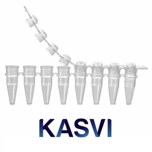 Microtubo PCR 200ul Em Tiras Com Tampa Em Tiras – Kasvi