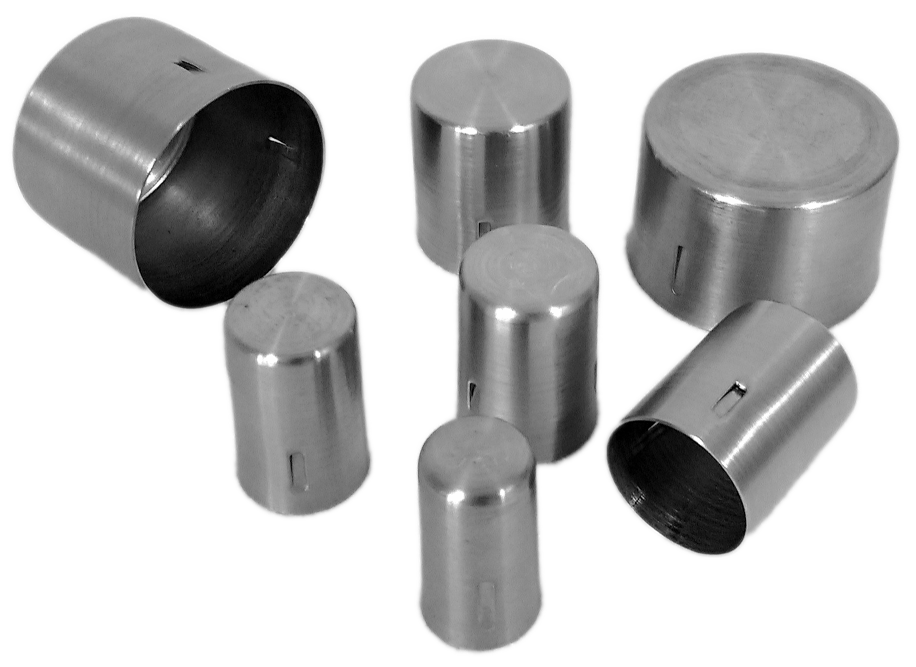 Tampa em Aço Inox Para Tubo de Ensaio