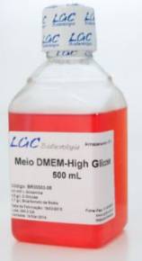 Meio DMEM High Glucose (4,5g/L), Sem Piruvato e com Vermelho de Fenol