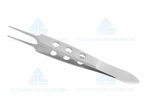 Pinça Bishop Com Serrilha Reta 8cm Para Micro Cirurgia