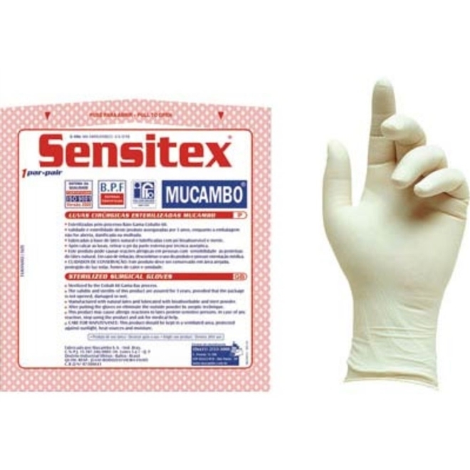 Luva Cirurgica Estéril com Talco